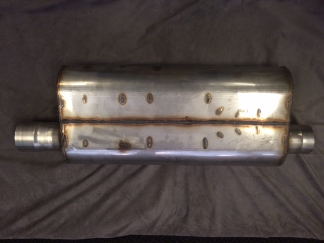 3" STAINLESS STEEL MUFFLER ONLY