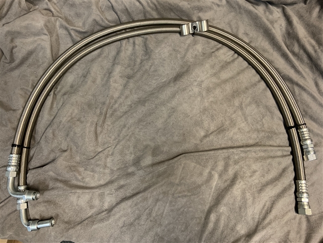 403 Engine Flexible Oil Cooler Lines - GMC Motorhome