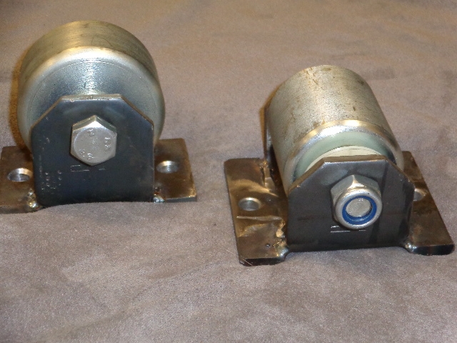 Solid Steel Low Profile Rollers (PRICE FOR EACH)