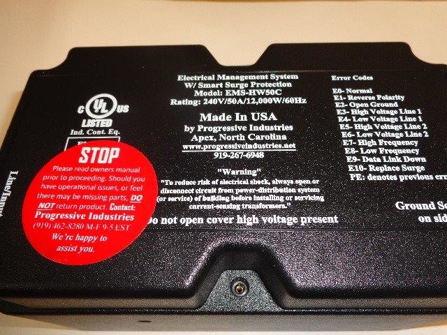 ELECTRICAL MANAGEMENT SYSTEM  [ E M S  ]   50AMP
