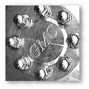 Engraved "GMC" Spun Aluminum Center Cap