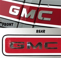 GMC Front and Rear Letters