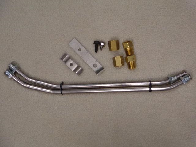 STAINLESS STEEL OIL COOLER  LINES WITH FITTINGS