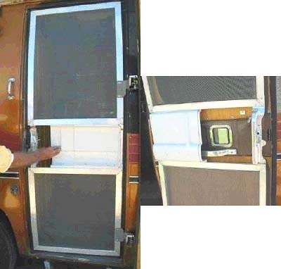 GMC Motorhome Screen Door